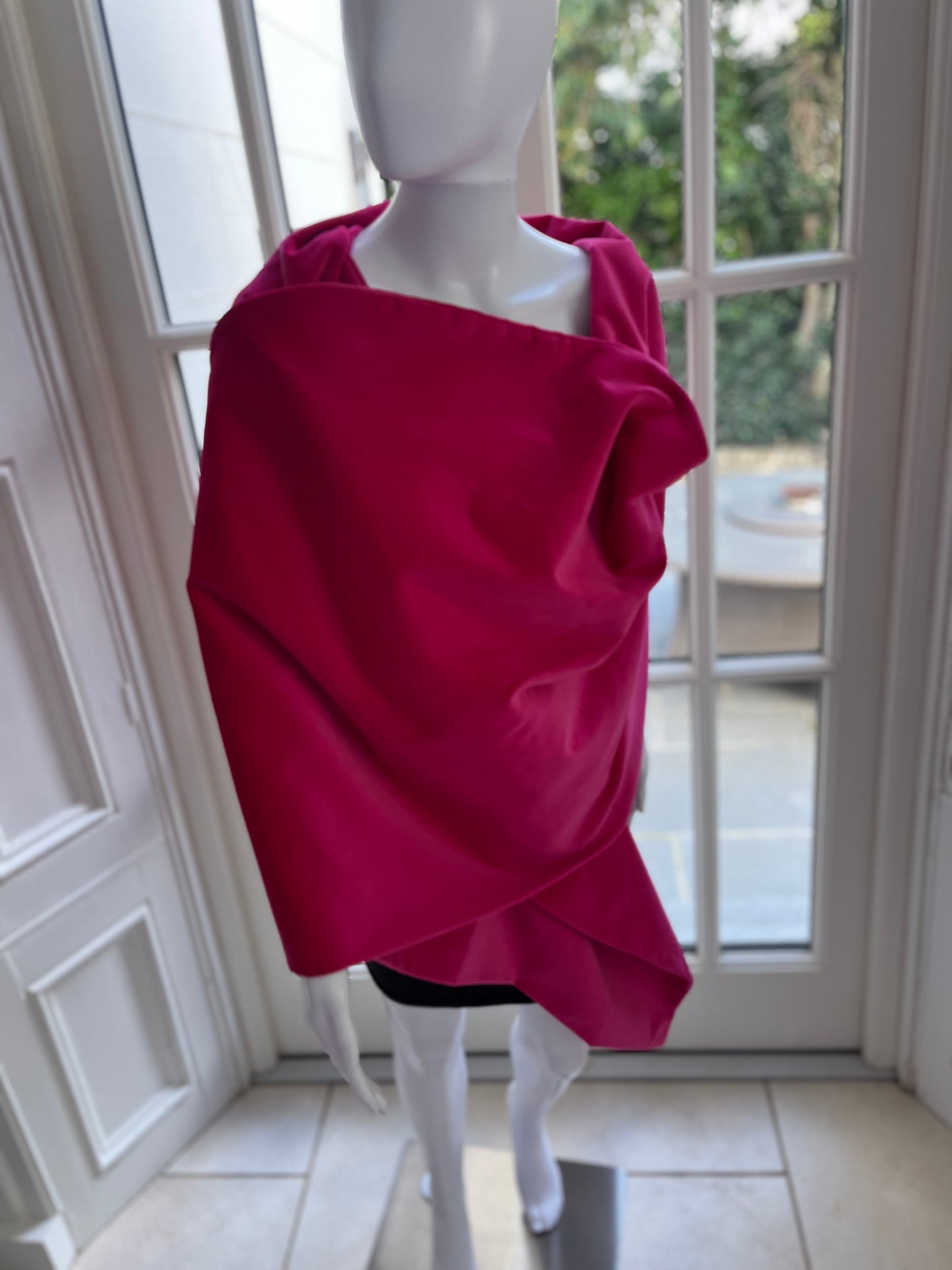 Pashmina cotton pink