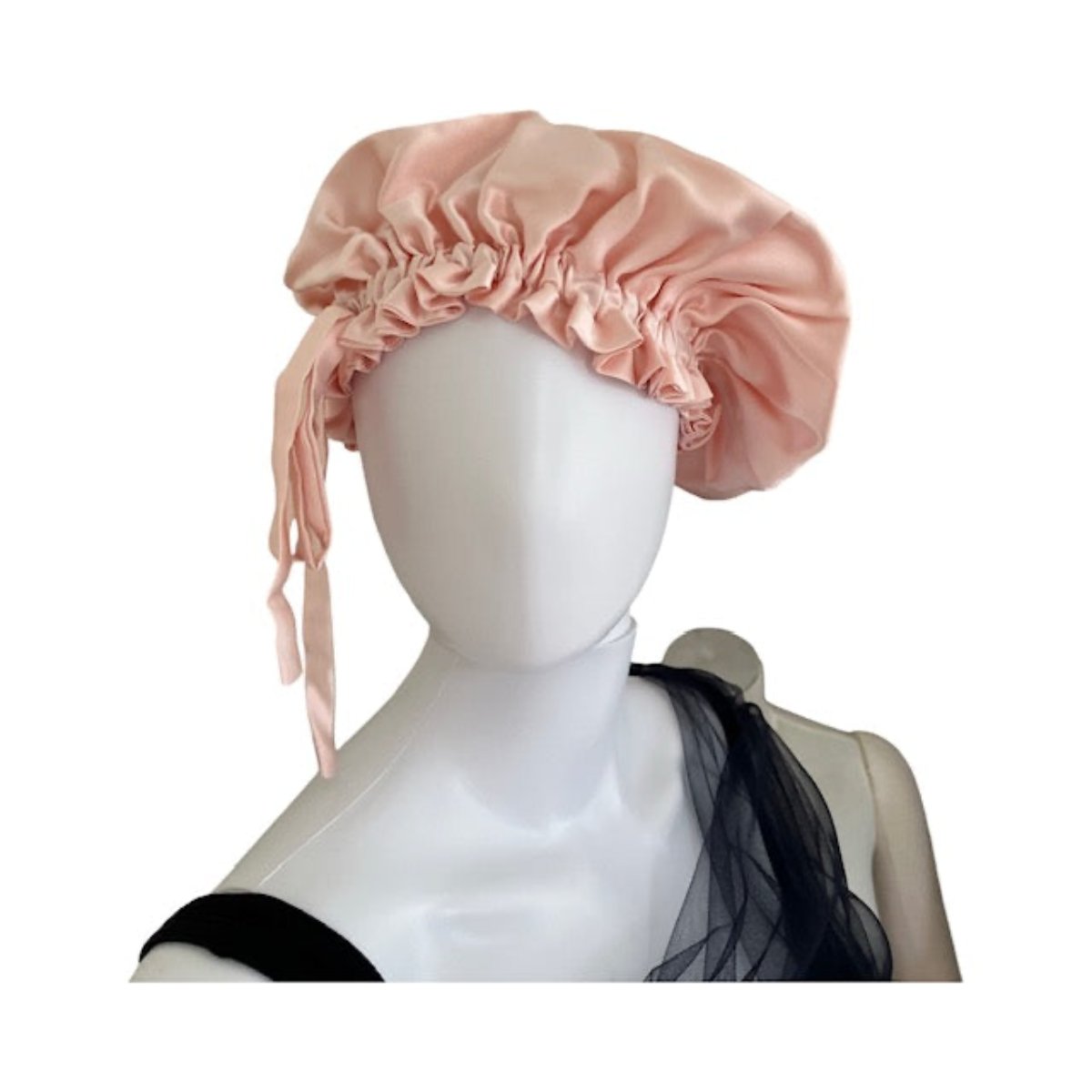 Silk bonnet pink