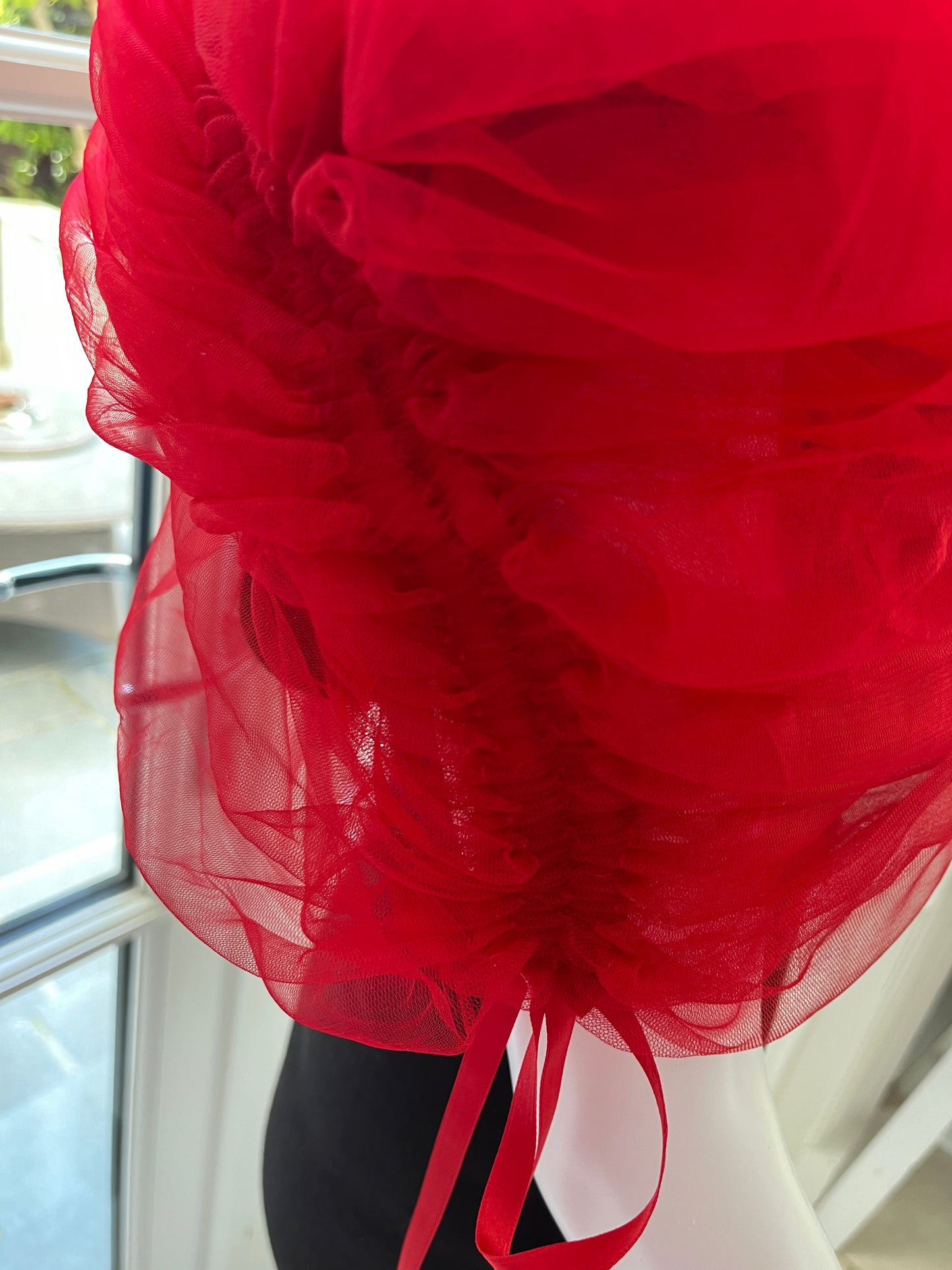 Wrap tulle raspberry