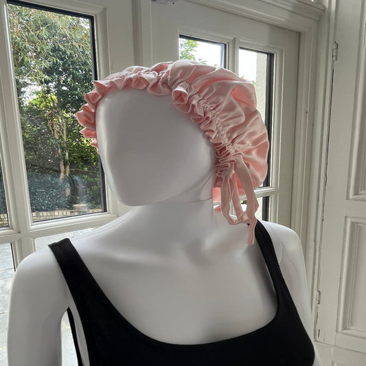 Silk bonnet pink